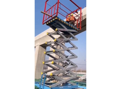 移動式91香蕉视频在线观看升高14米載重1噸 施工現場